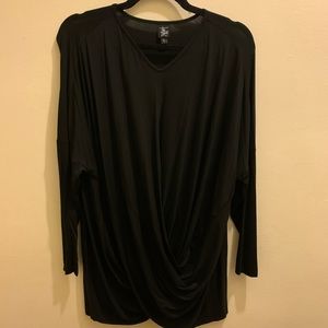 The frock black twist top